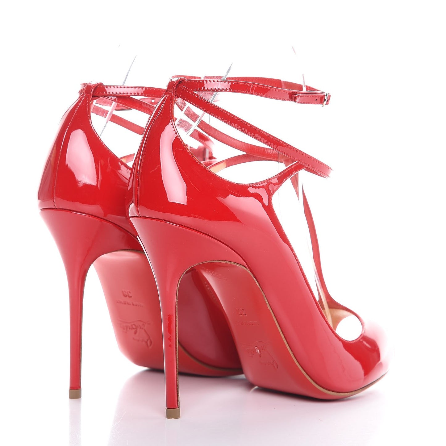 Patent Talitha 100 Pumps 38 Red
