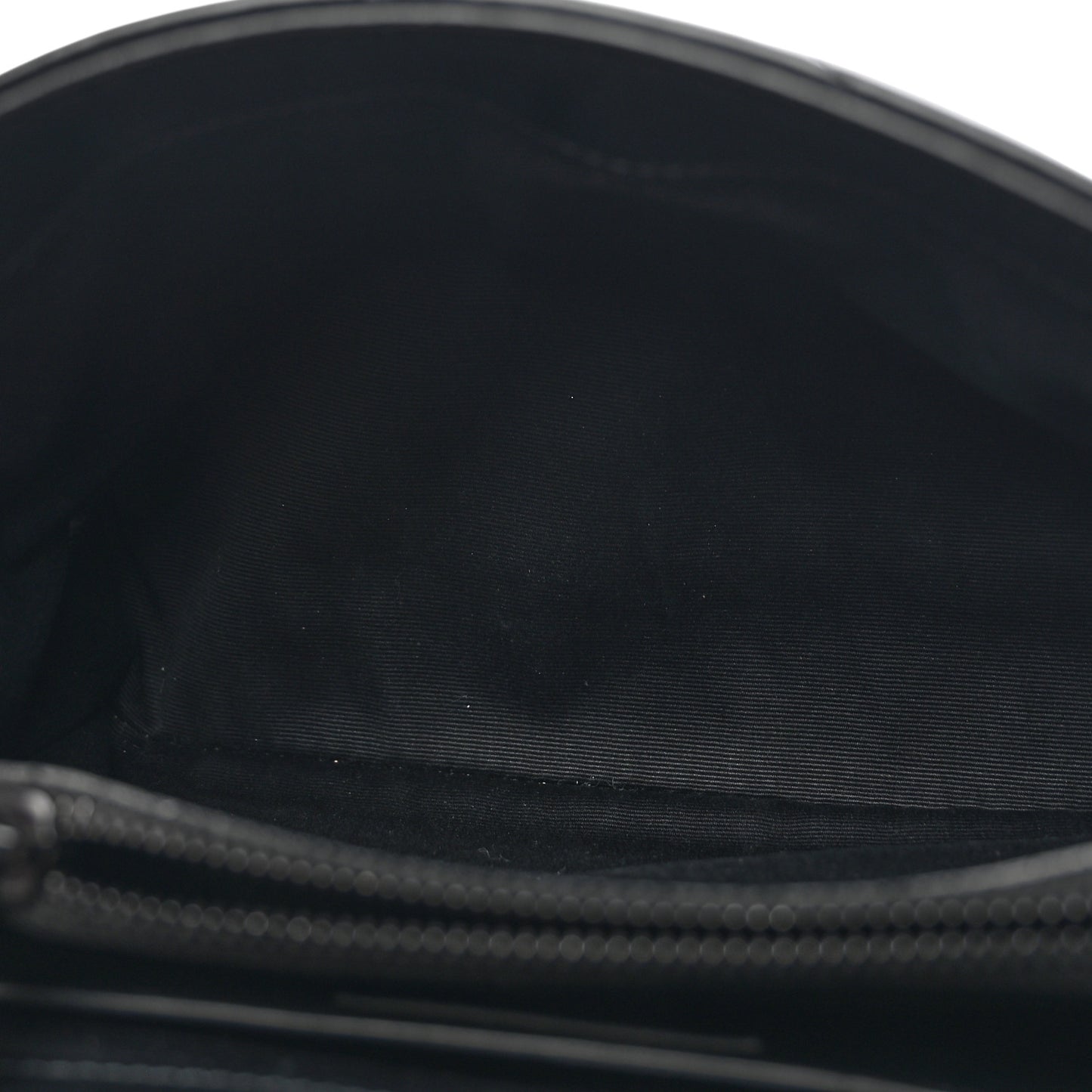 Calfskin Y Quilted Monogram Monochrome Small Loulou Chain Satchel Black