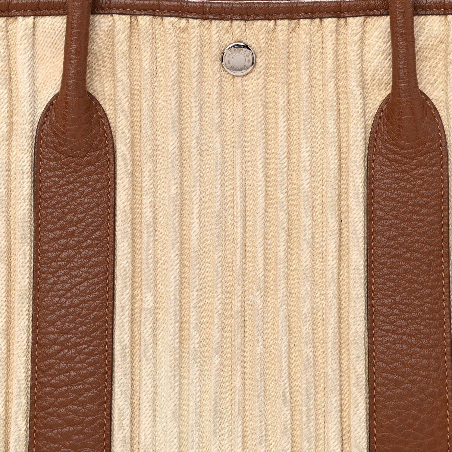 Hermes Ribbed Canvas Negonda Garden Party MM 36 8 of 13
