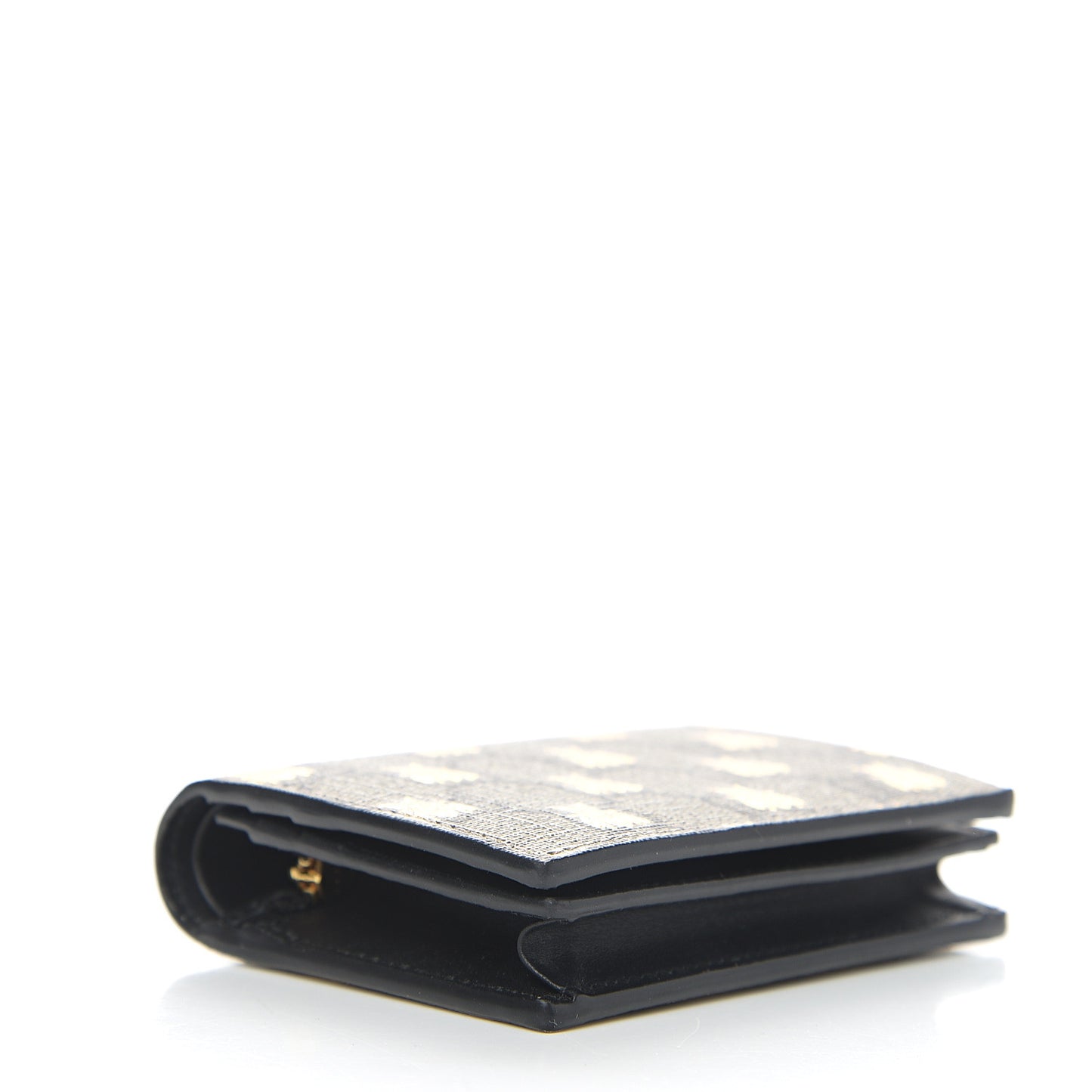 GG Supreme Monogram Bee Print Card Case