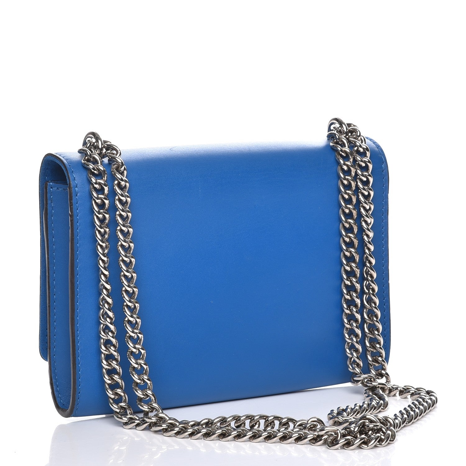 Louis Vuitton Calfskin Chain Louise MM Outremer 4 of 9