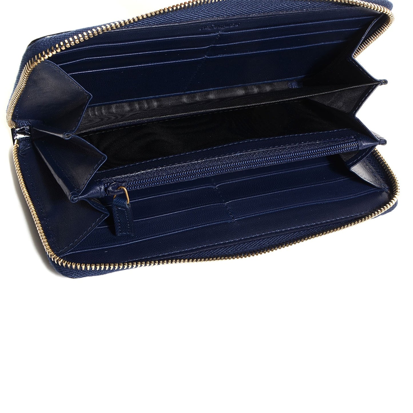 Patent Y-mail Zip Around Wallet Marine