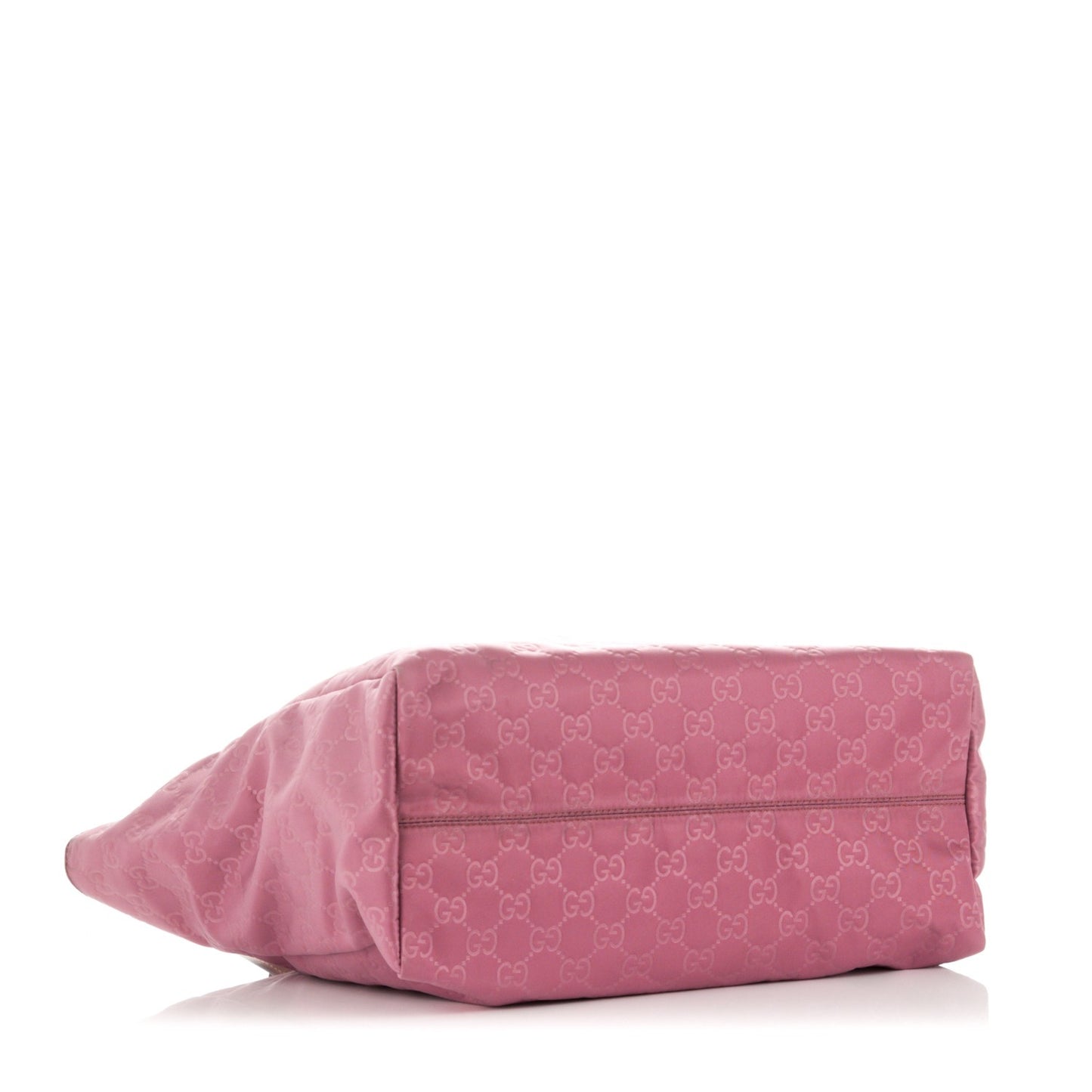 Nylon Monogram Medium Tote Pink