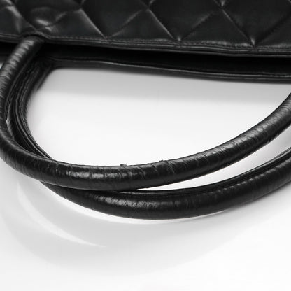 Chanel Lambskin Quilted Medallion Tote Black 14 of 15