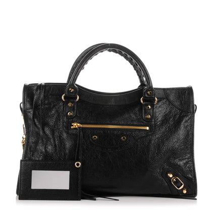 Balenciaga Agneau Classic Gold Hardware City Black 1 of 9