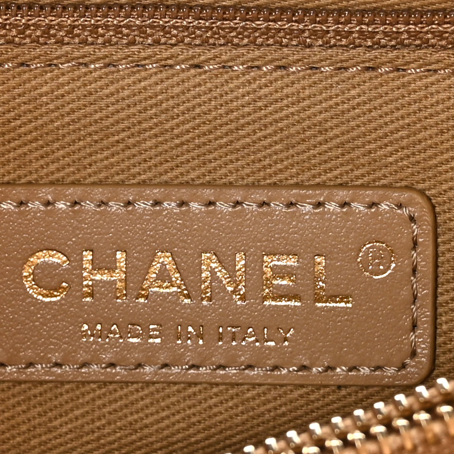 Caviar Lizard Embossed Quilted Small Coco Handle Flap Beige
