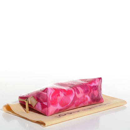 Louis Vuitton Vernis Ikat Cosmetic Pouch Rose Indien 4 of 7