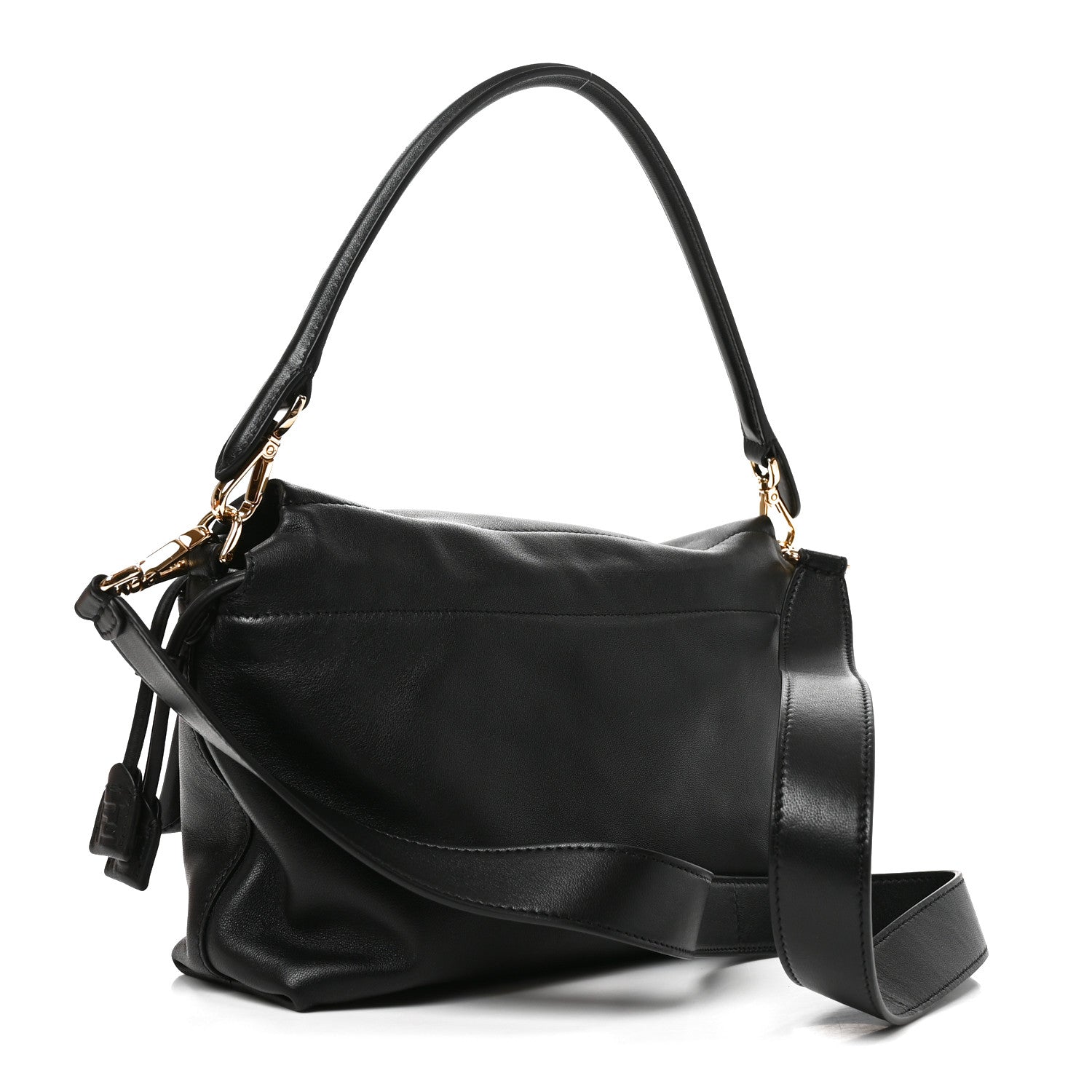 Fendi Nappa Medium Mamma Baguette Black 3 of 10