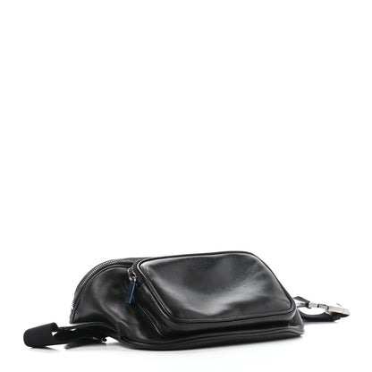 Saint Laurent Lambskin Subway Belt Bag Black 3 of 6