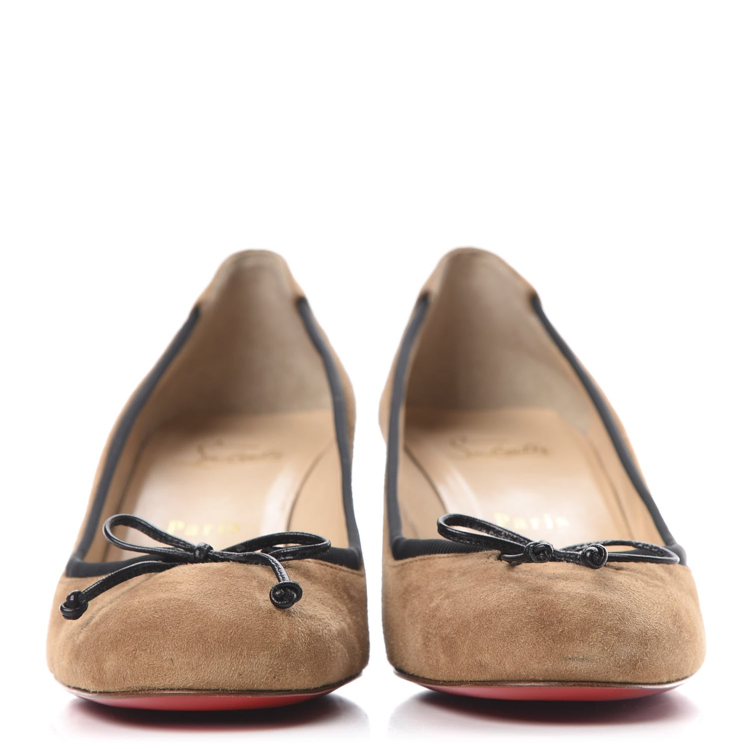 Christian Louboutin Suede Neo Mars 45 Pumps 39 Camel 2 of 9