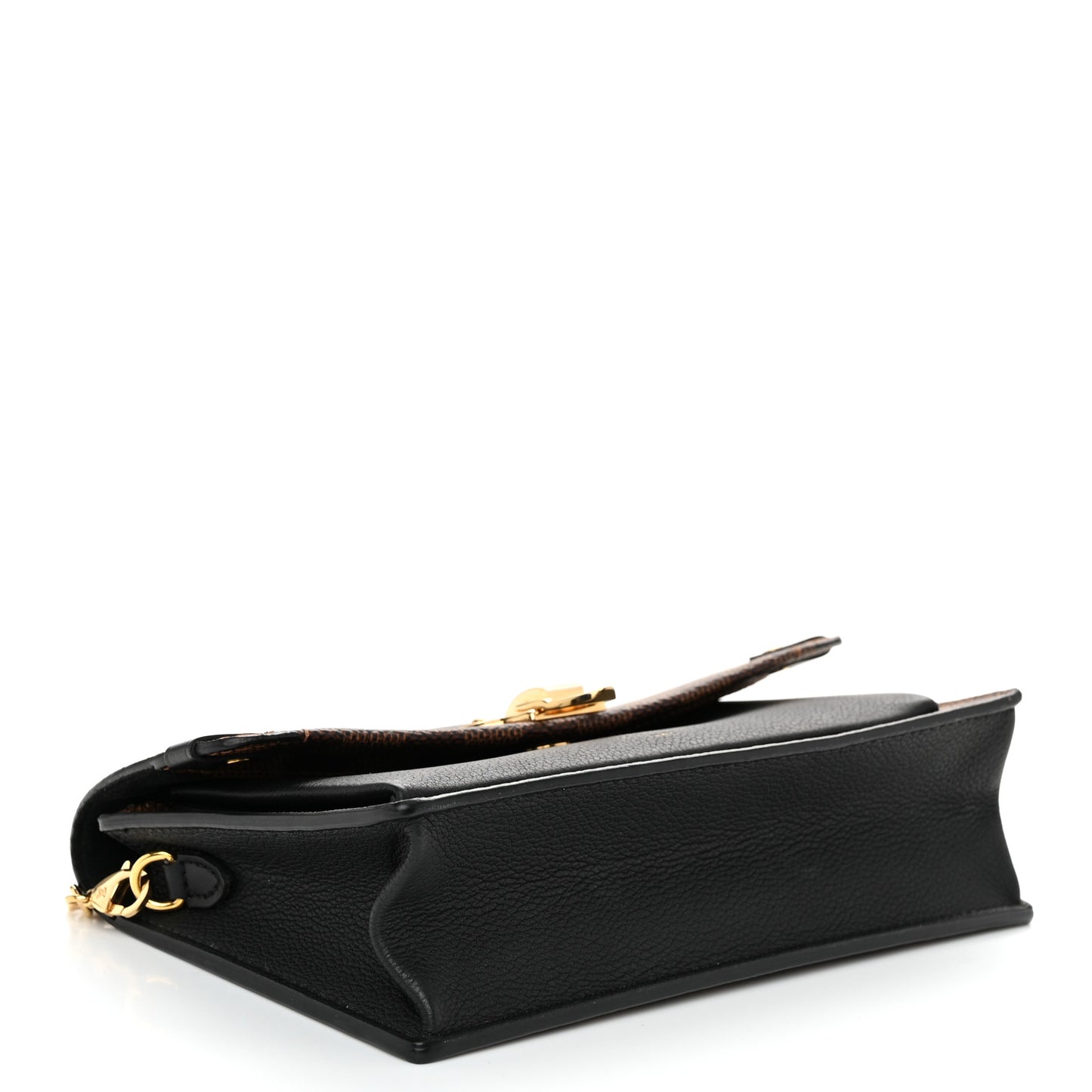 Damier Ebene Vavin Chain Wallet Black