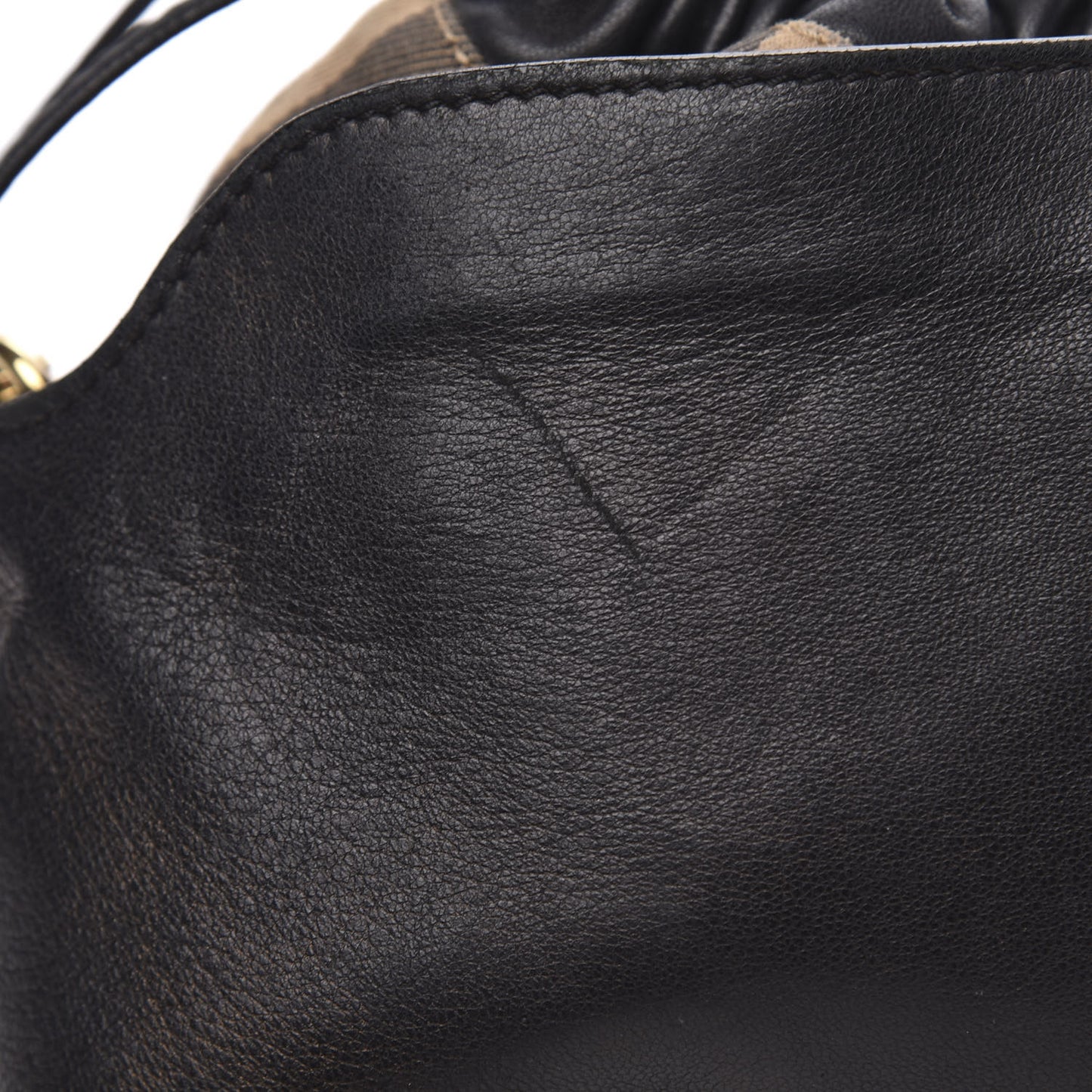 Calfskin House Check Little Crush Black
