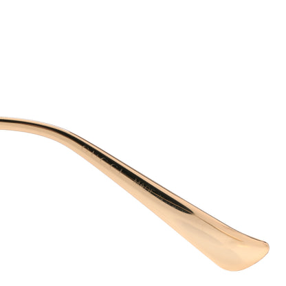 Gucci Metal Oversized Round Frame GG0225S Sunglasses Gold 5 of 8