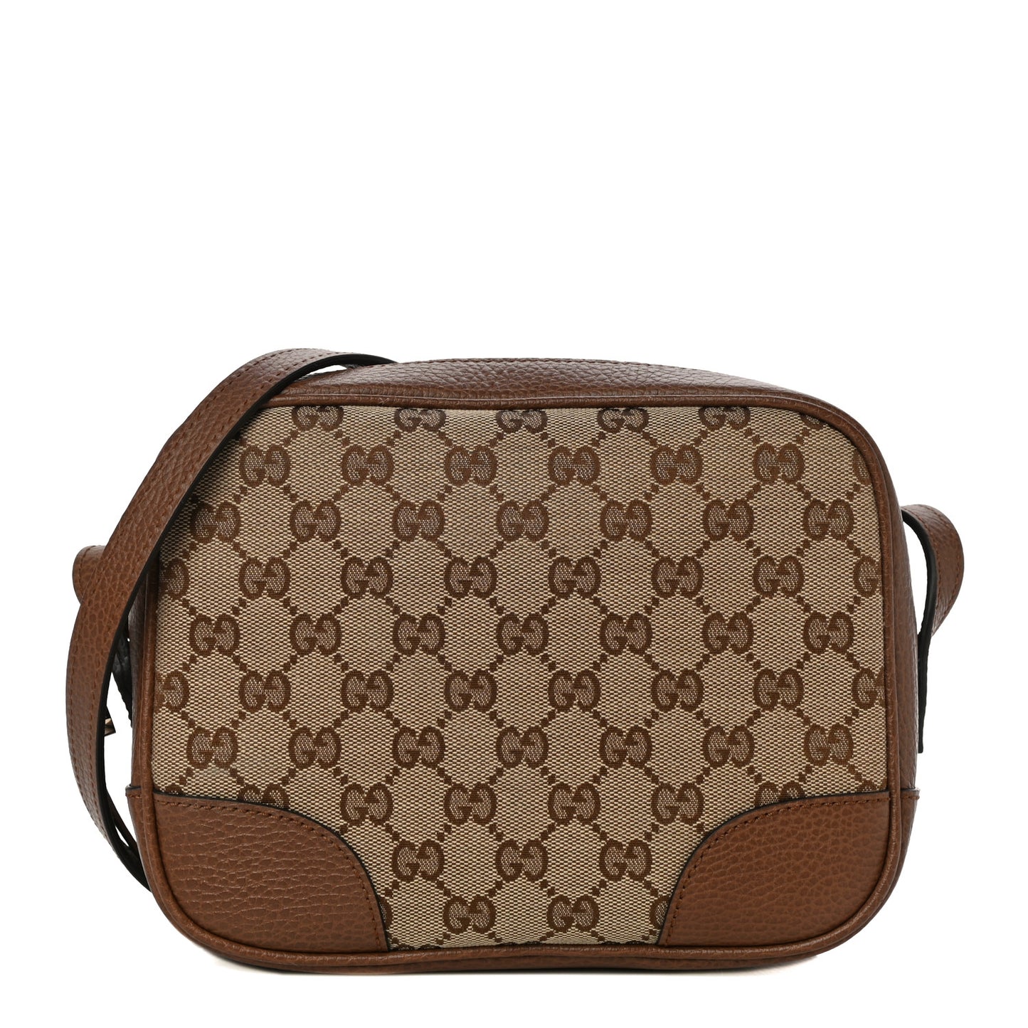 Monogram Mini Bree Messenger Bag Beige Tabacco