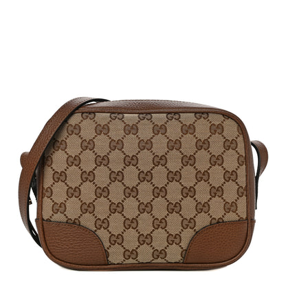 Gucci Monogram Mini Bree Messenger Bag Beige Tabacco 1 of 12