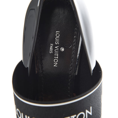 Louis Vuitton Patent Uncover Pumps 36 Black 8 of 10