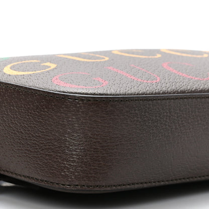 Gucci Textured Dollar Calfskin Gucci 100 Aria Belt Bag 90 36 New Acero Multicolor 8 of 9