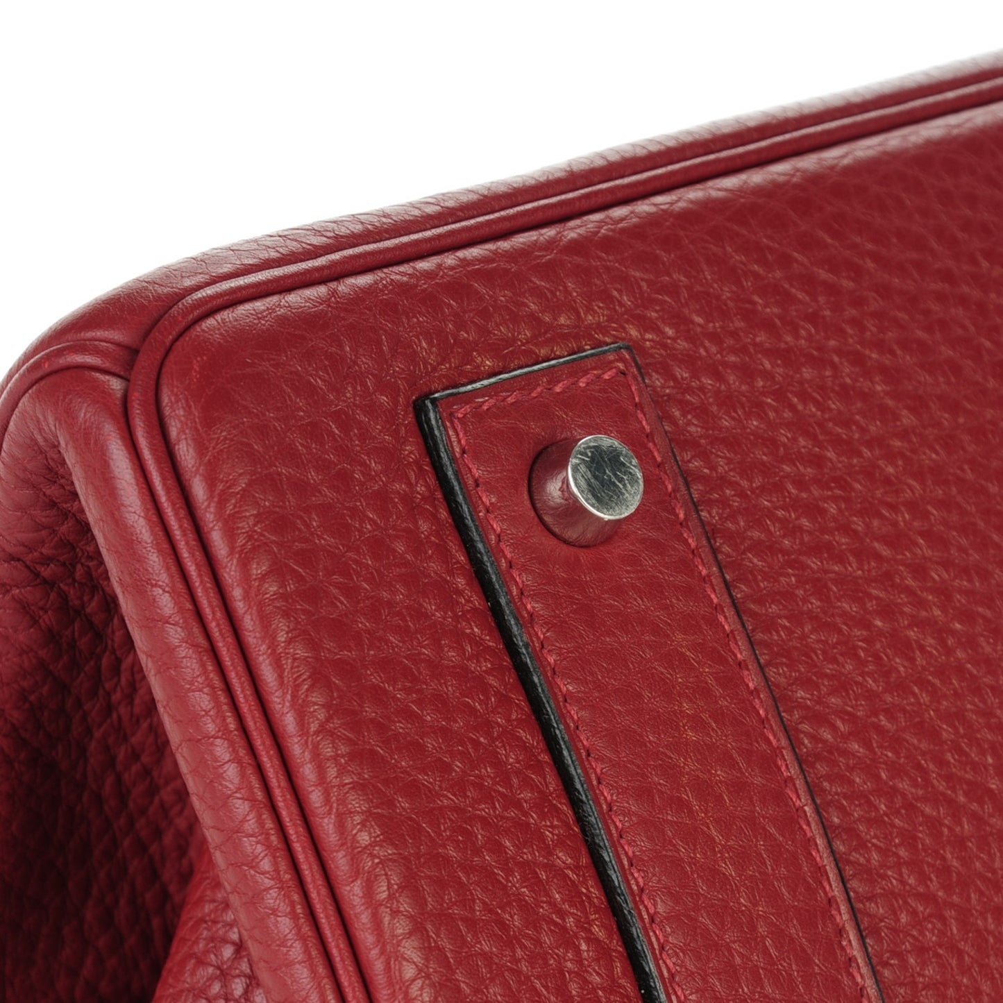 Taurillon Clemence JPG Birkin 42 Rouge H