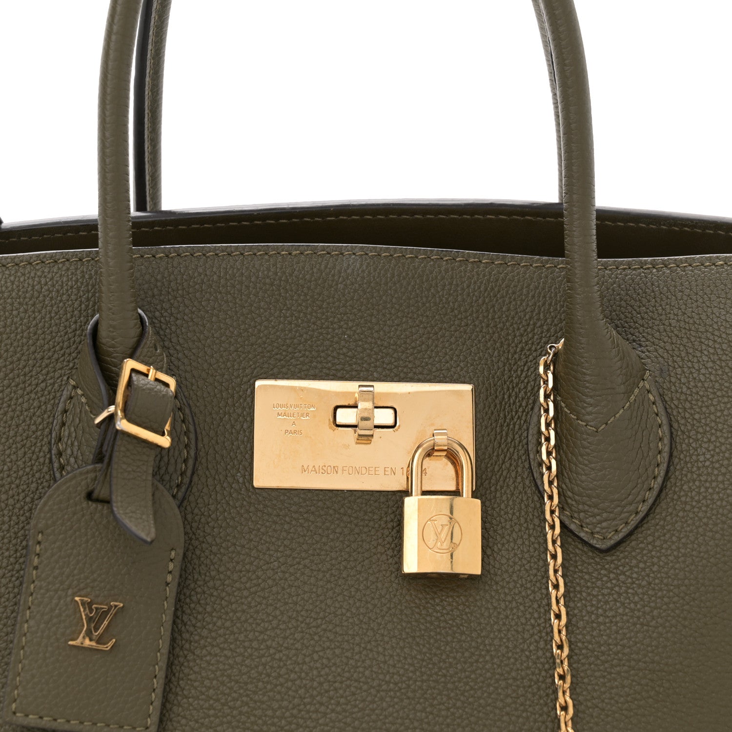 Louis Vuitton Veau Nuage Milla MM Laurier Green 7 of 14