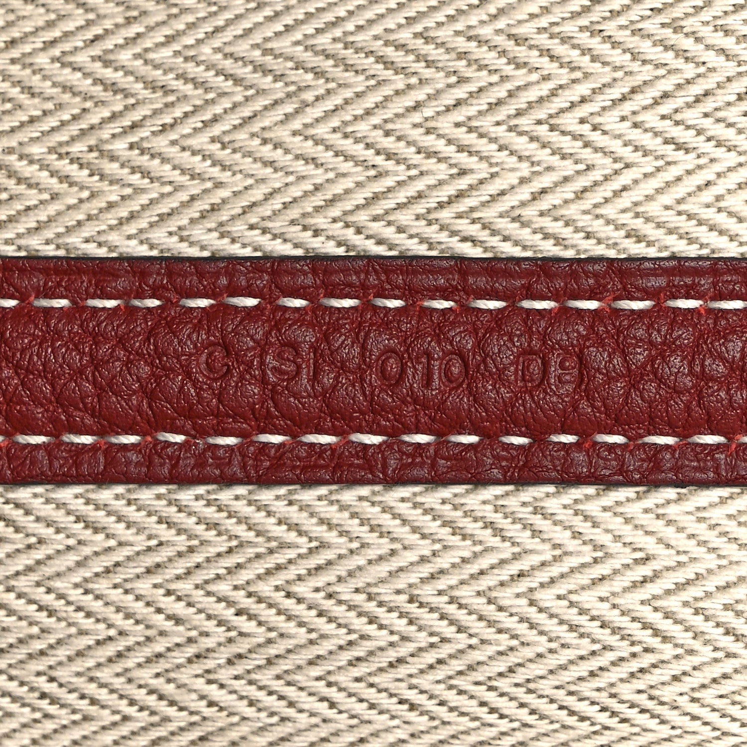 Hermes Negonda Garden Party Tote 36 MM Rouge H 7 of 10
