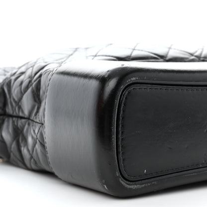 Chanel Aged Calfskin Quilted Large Gabrielle Hobo Black 9 of 13