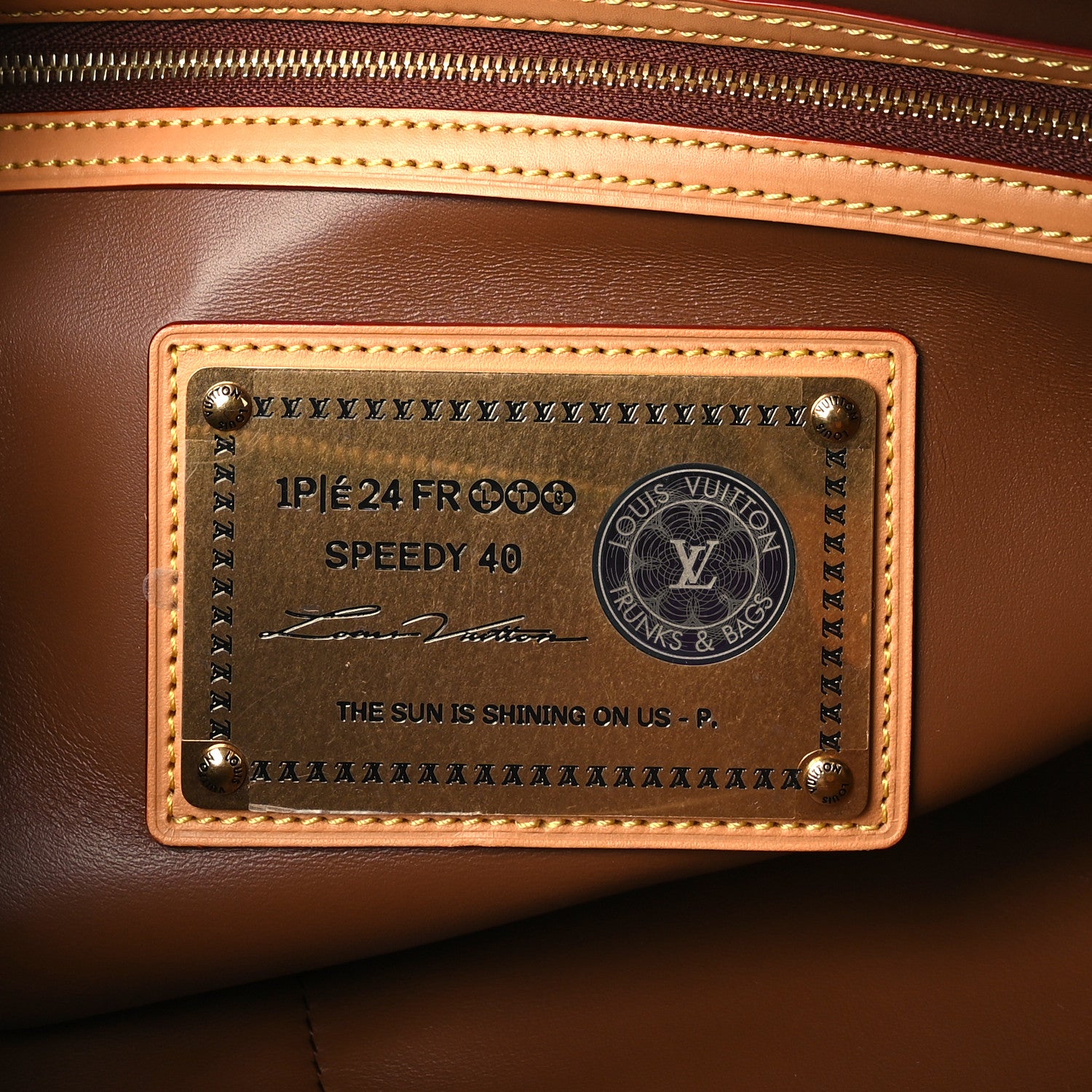 Louis Vuitton LOUIS VUITTON Calfskin Monogram Speedy P9 Bandouliere 40 Green 7 of 10