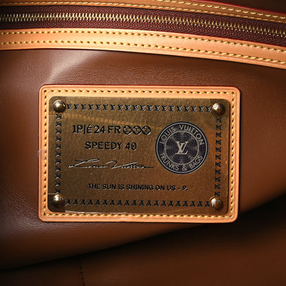 Louis Vuitton LOUIS VUITTON Calfskin Monogram Speedy P9 Bandouliere 40 Green 7 of 10