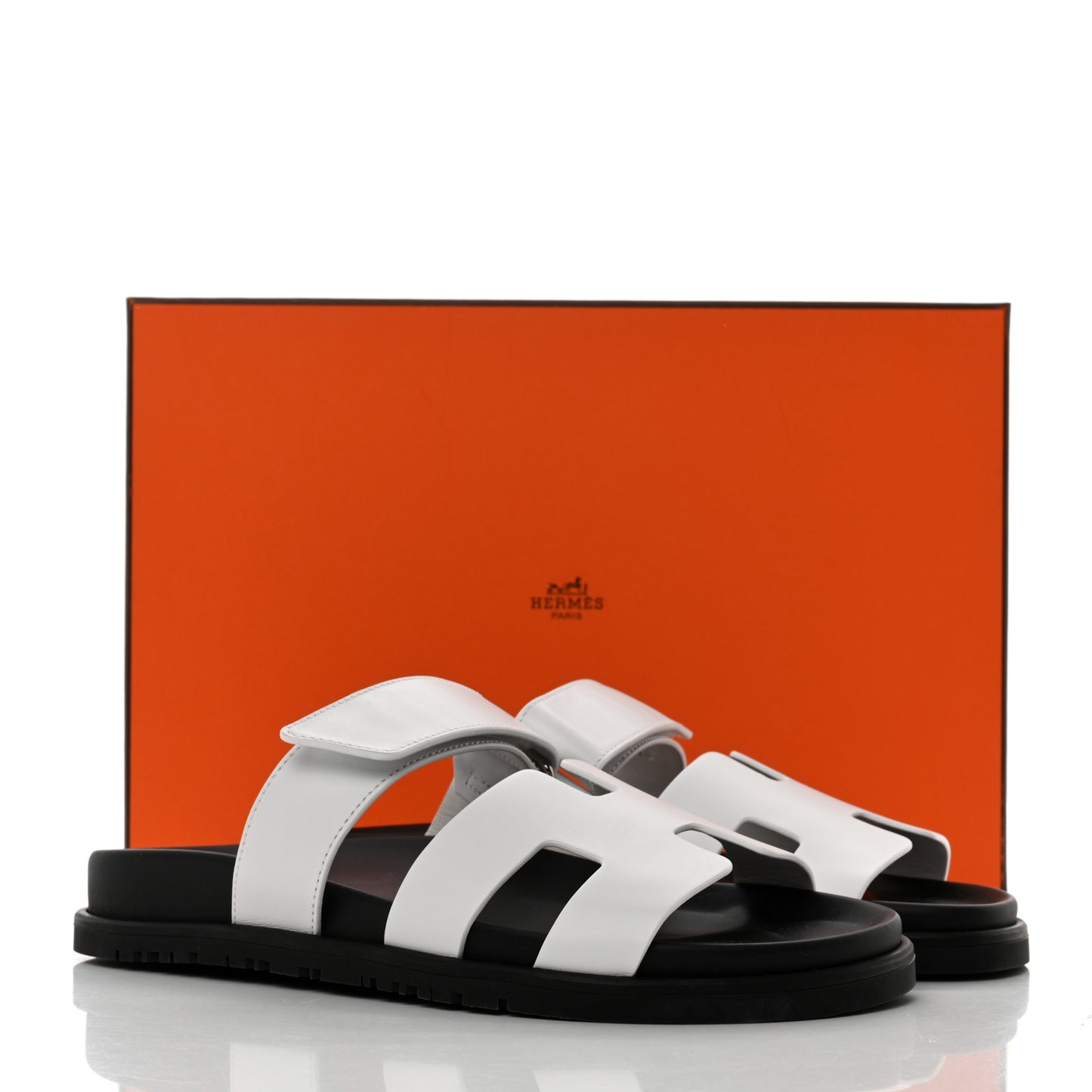 Calfskin Womens Chypre Sandals 37 White