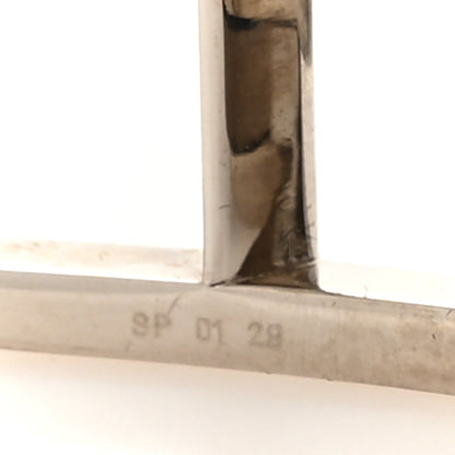 Hermes Swift Behapi Double Tour Reversible Bracelet T4 Etain Rouge H 5 of 5