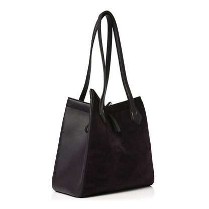Fendi Vitello Grace Camoscio Medium Fendi Origami Plum 2 of 8