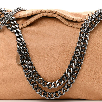 Stella McCartney Shaggy Deer Mini Falabella Fold Over Tote Beige 7 of 9