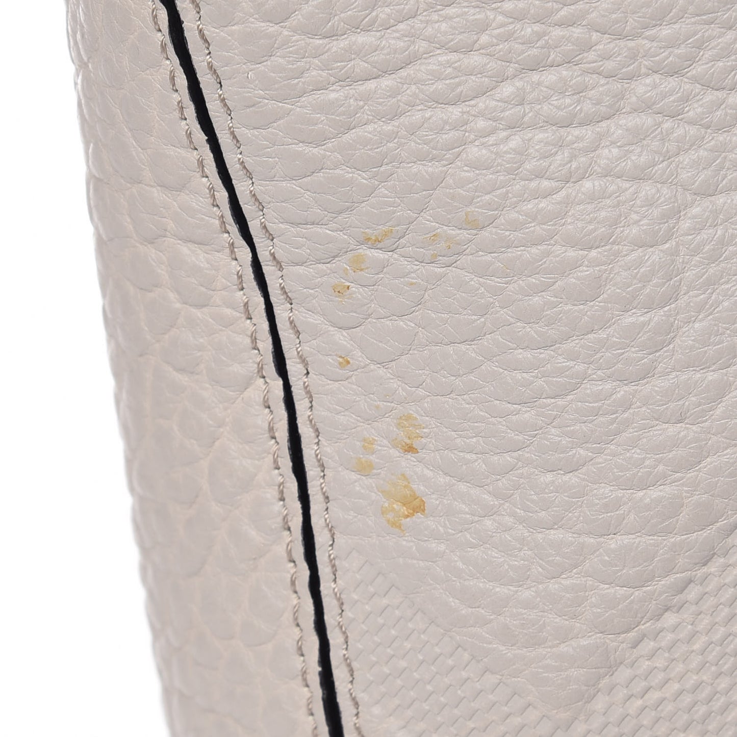 Heritage Grain Check Embossed Medium Dewsbury Tote Stone White