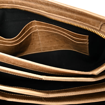 Balenciaga Agneau Giant 21 Gold Hardware Mini Travel Clutch Oatmeal 5 of 9