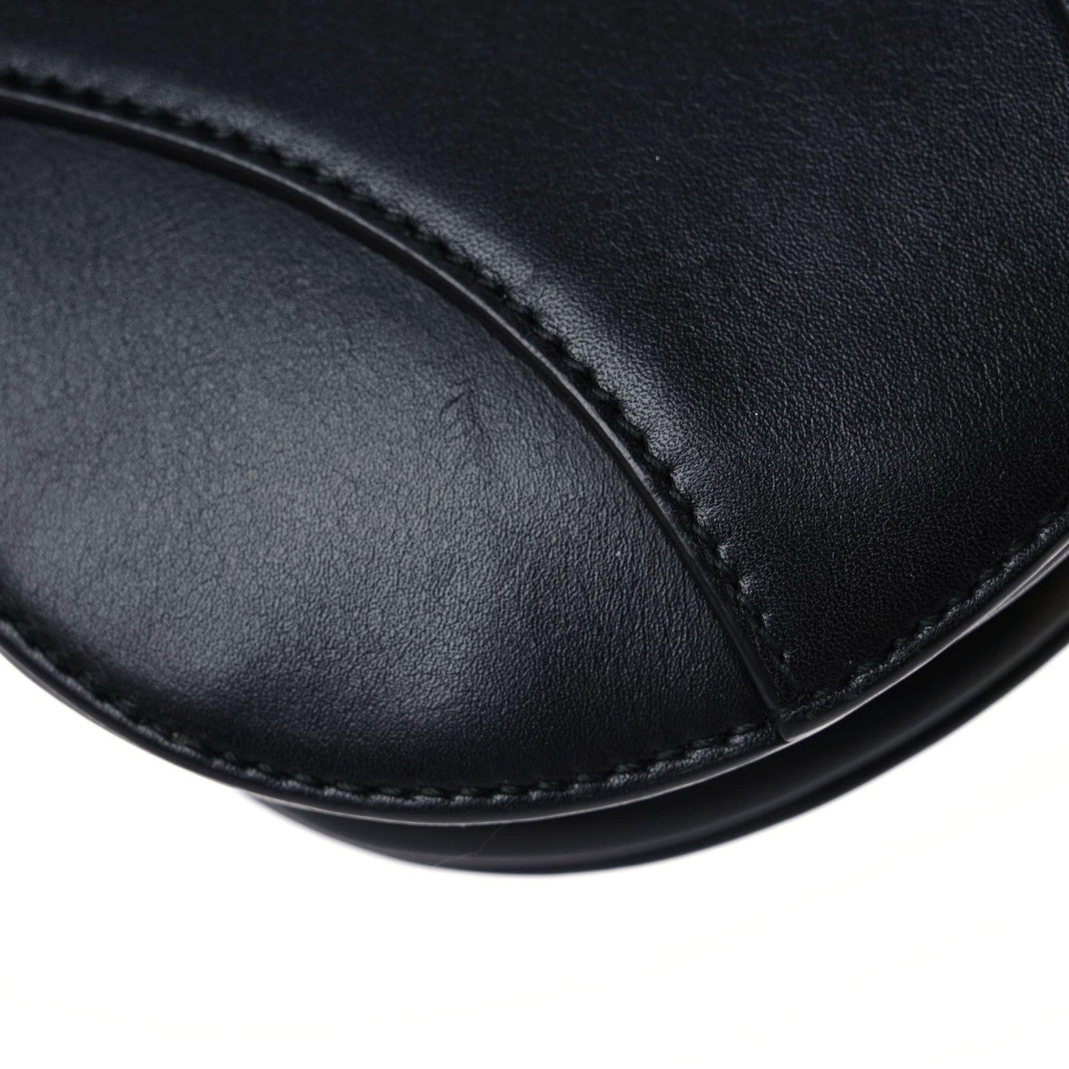 Christian Dior Calfskin Mini Saddle Bag Black 10 of 17