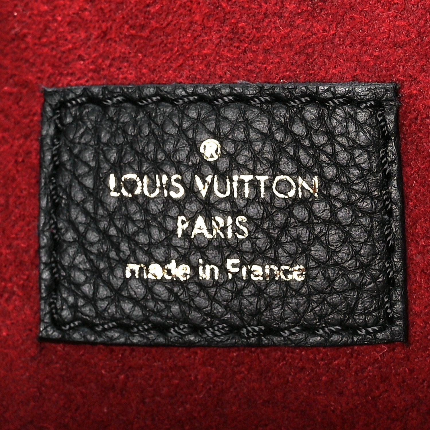 Louis Vuitton Grained Calfskin Lockme Shopper Black 6 of 10