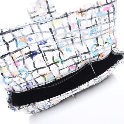 Chanel Calfskin Hand Painted Graffiti Flap Multicolor 5 of 8
