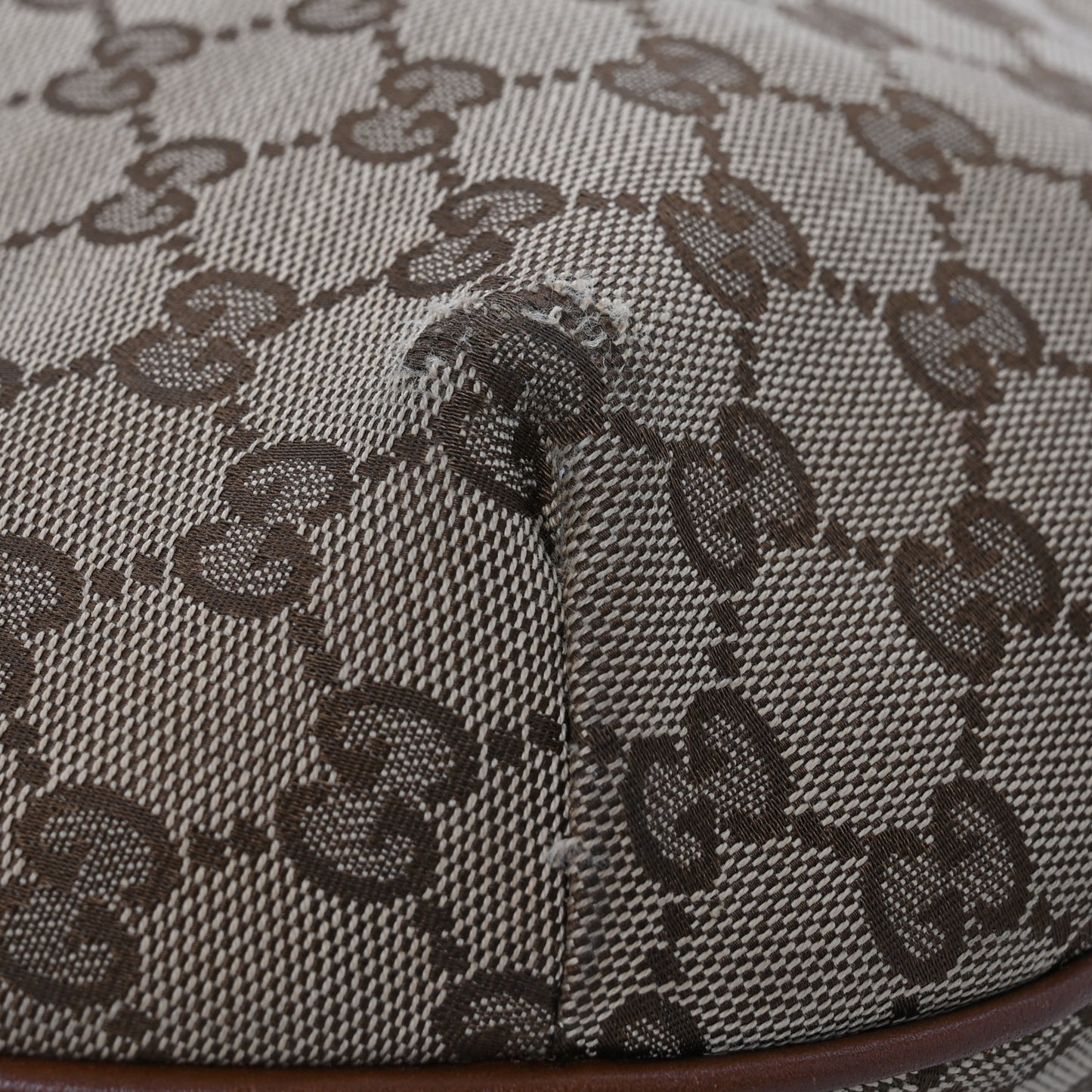 Monogram Medium Half Moon Hobo Brown