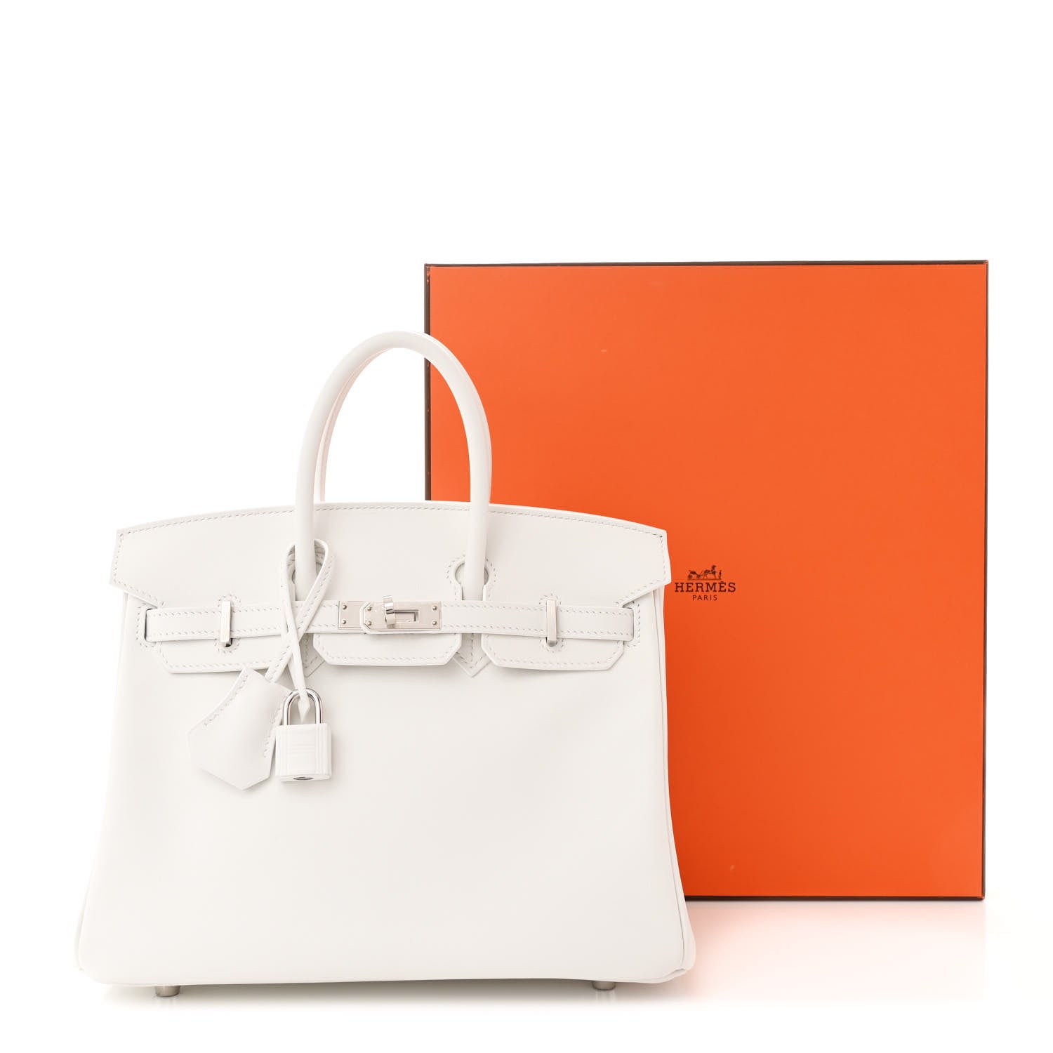 Hermes Swift Birkin 25 New White 12 of 12