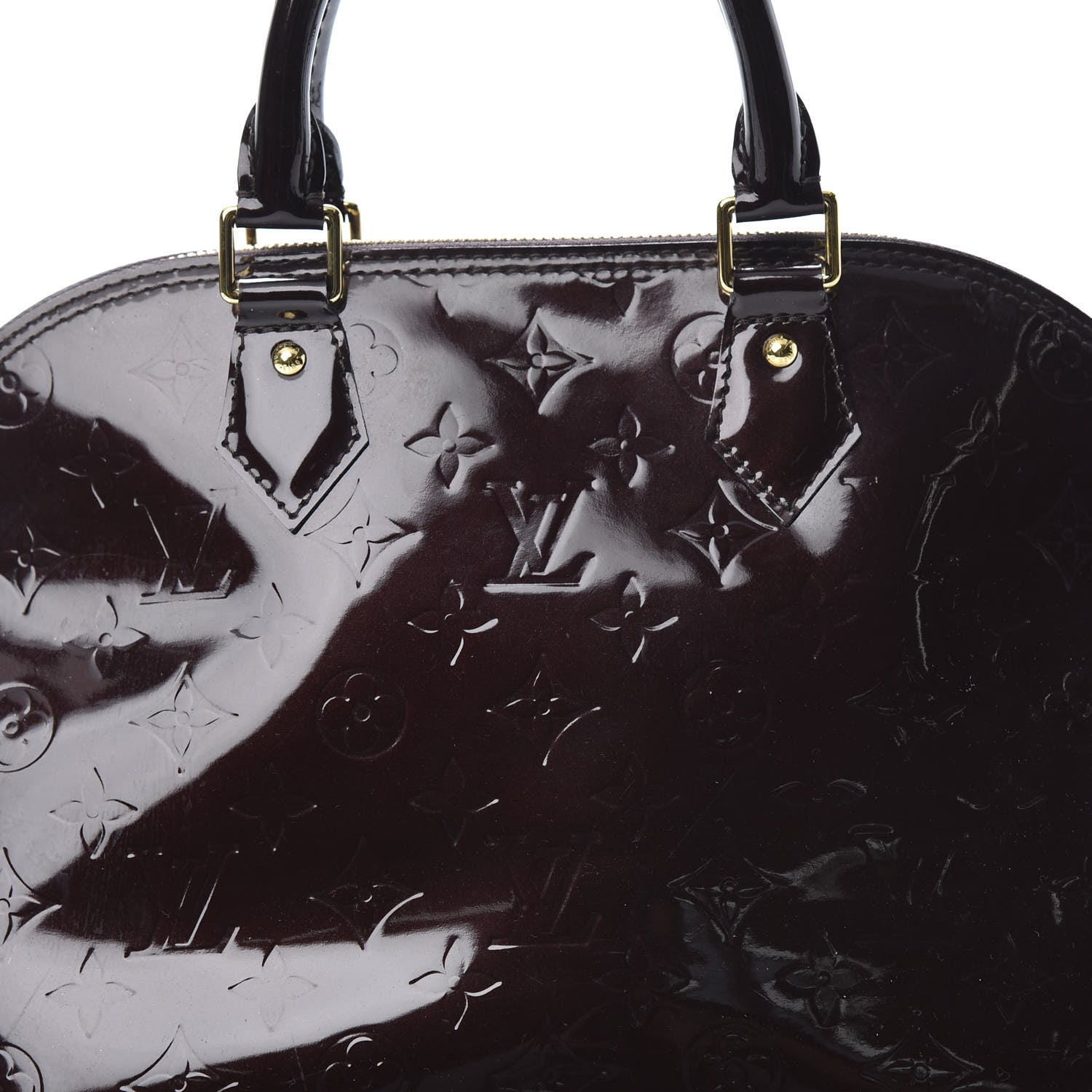 Louis Vuitton Vernis Alma PM Amarante 9 of 12