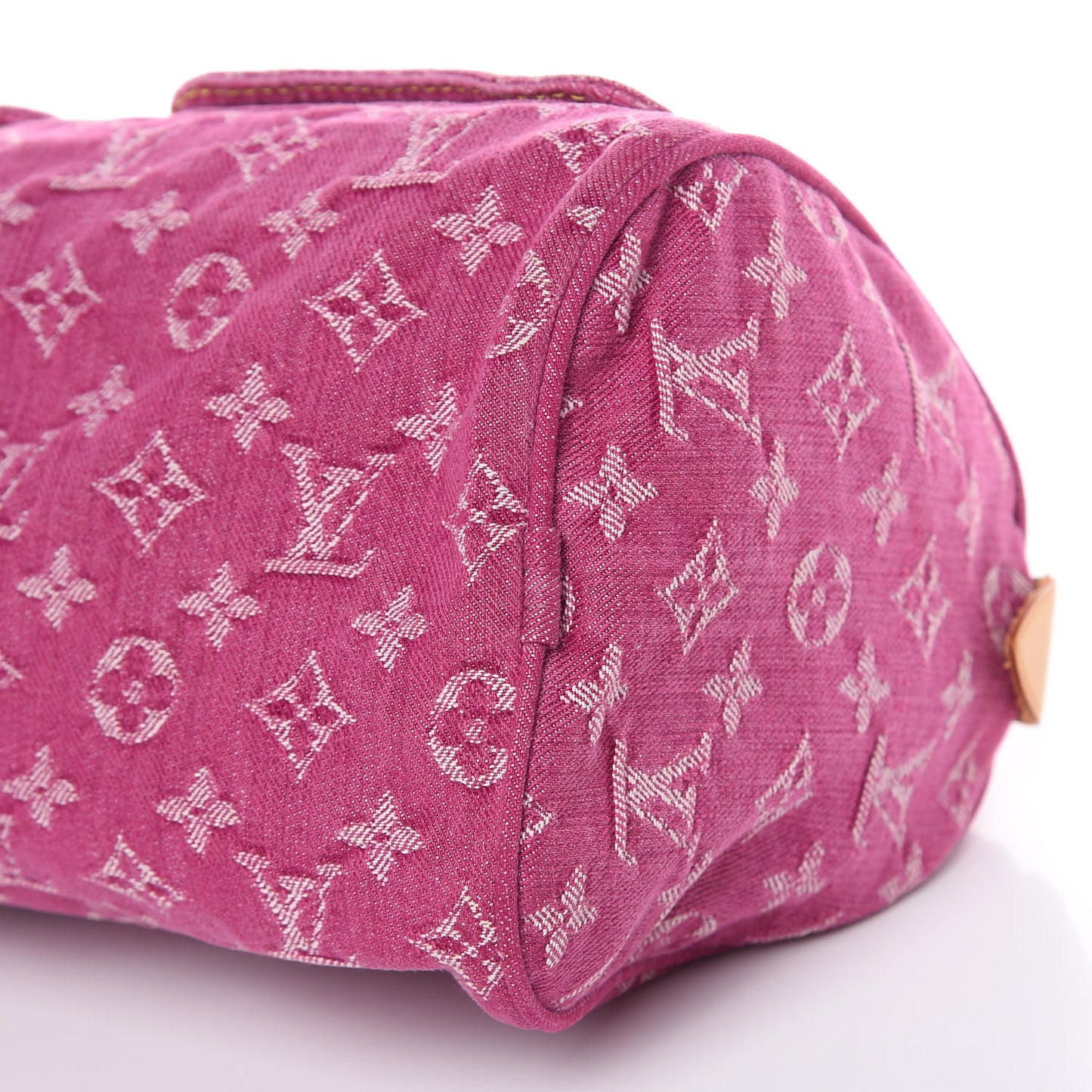 Monogram Denim Neo Speedy Fuchsia