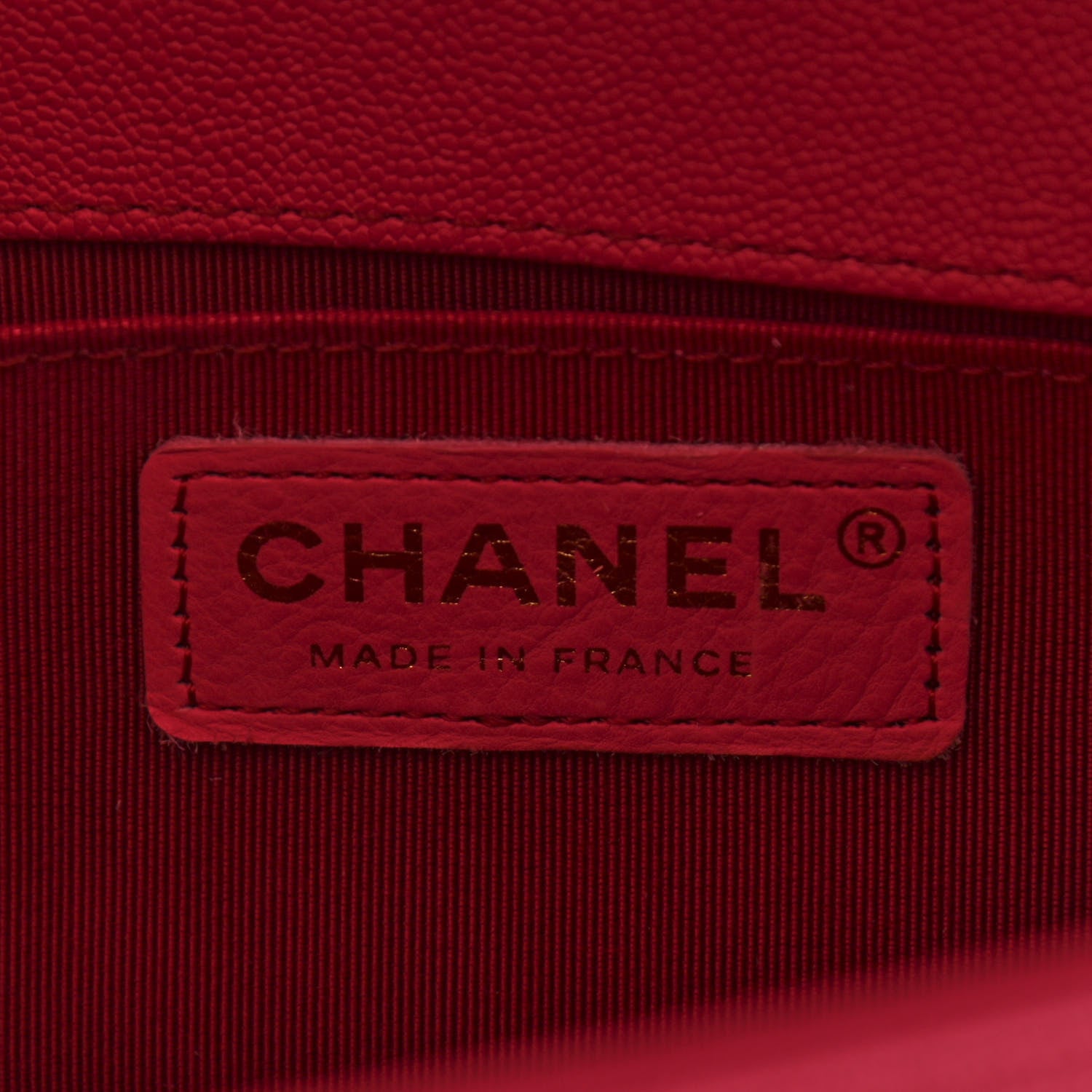 Chanel Caviar Quilted Small Boy Flap Fuchsia 6 of 10