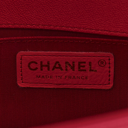 Chanel Caviar Quilted Small Boy Flap Fuchsia 6 of 10