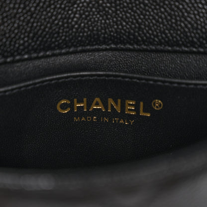 Chanel Caviar Quilted Mini Sweetheart Rectangular Flap Black 6 of 11