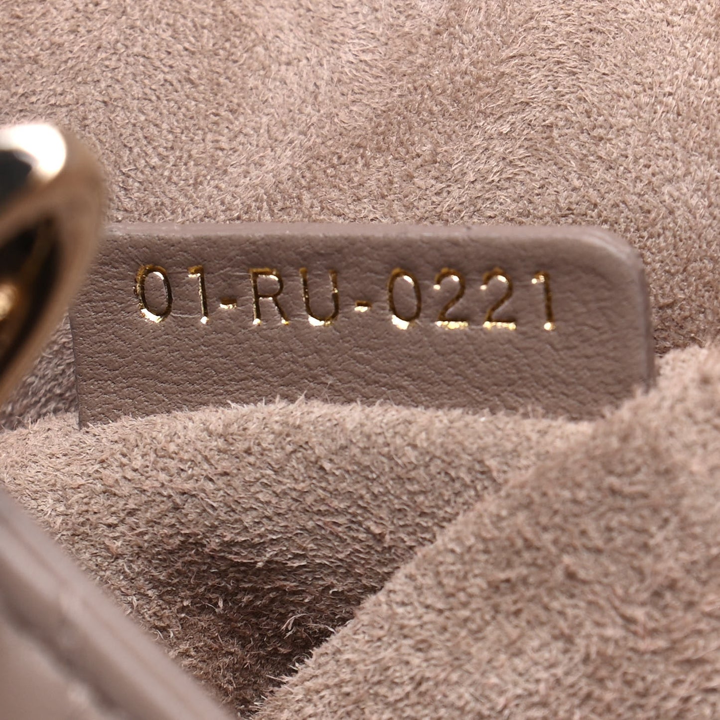 Lambskin Cannage Small My ABCDior Lady Dior Taupe