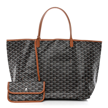 Goyard Goyardine Saint Louis GM Black Gold 1 of 12