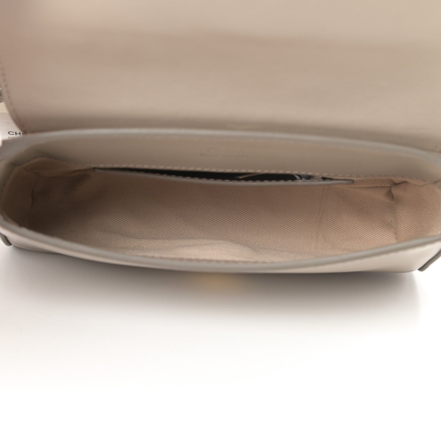 Calfskin Suede C Belt Bag Motty Grey