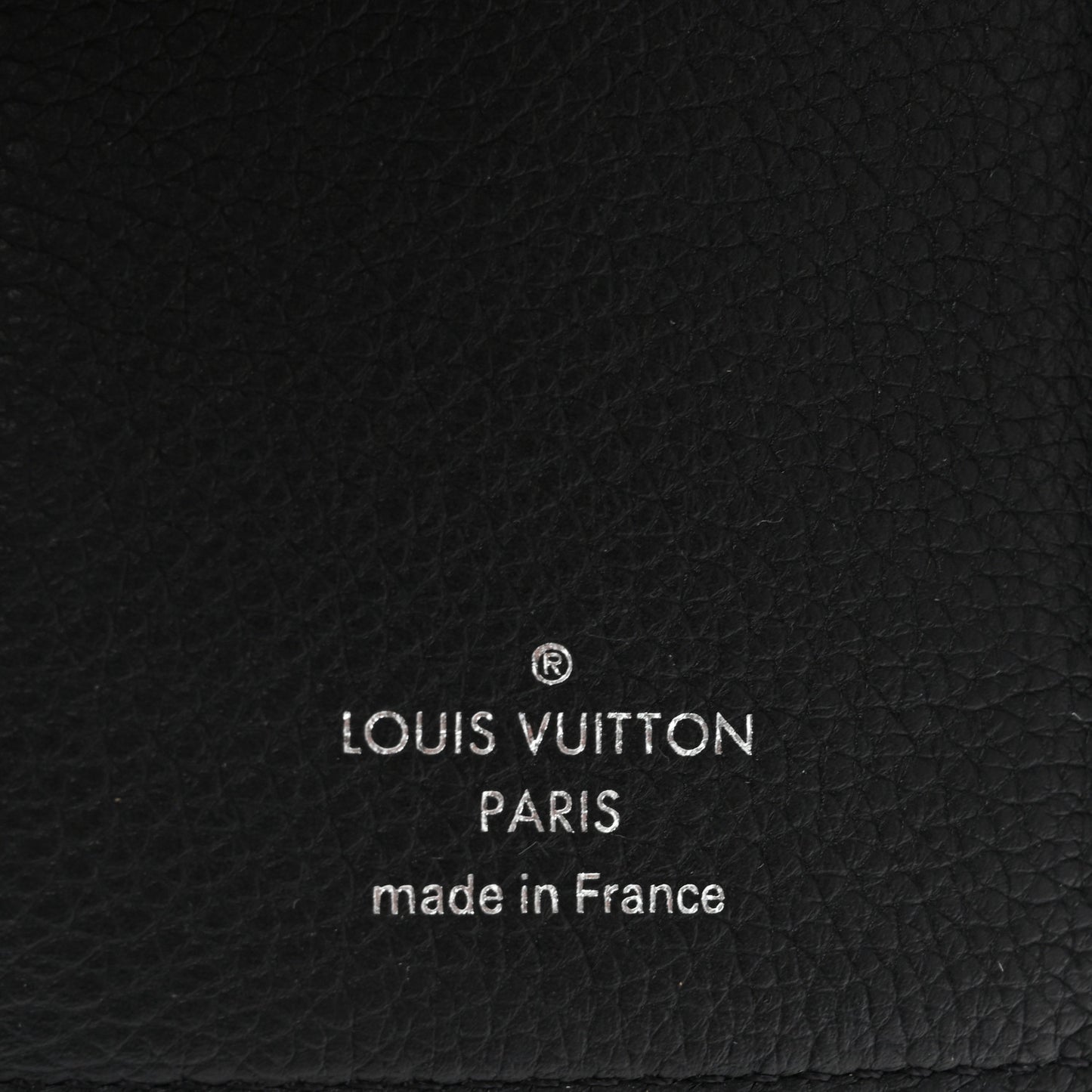 Soft Calfskin My Lockme Compact Wallet Black