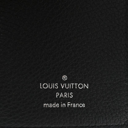 Louis Vuitton Soft Calfskin My Lockme Compact Wallet Black 6 of 6