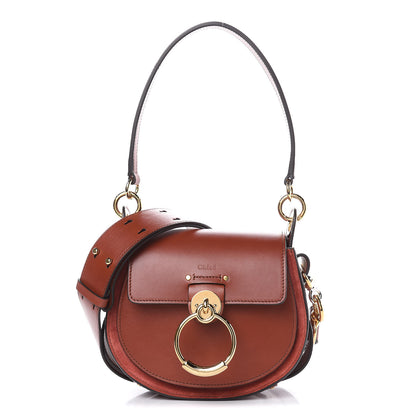 Chloe Calfskin Small Tess Bag Sepia Brown 1 of 9