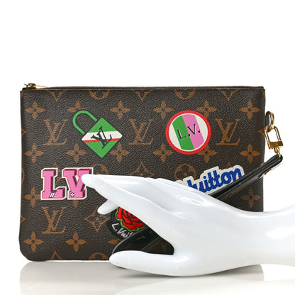 Louis Vuitton Monogram Travel Stickers City Pouch 2 of 8